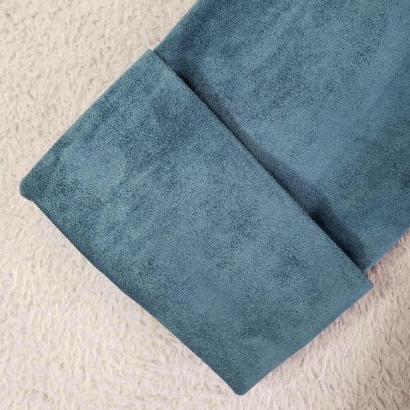 IC by Connie K Jacket Women's L Faux Suede Artsy Lagenlook 3/4 Sleeve 1 Button - Picture 4 of 9